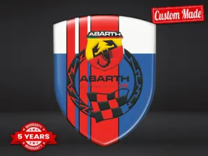 Fiat Abarth Adesivi Vetri Auto Stile Corsa Regolabili